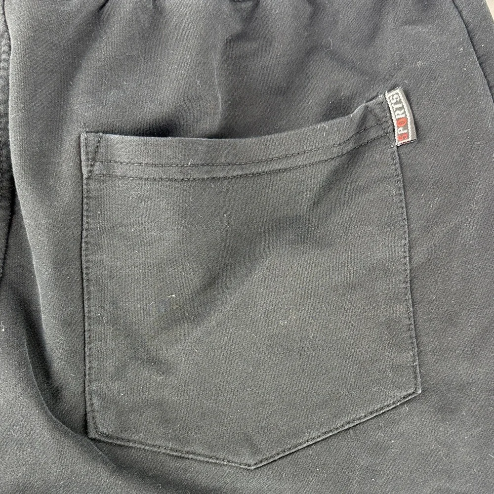 Zara Black Athletic Shorts with Drawstring and Pockets